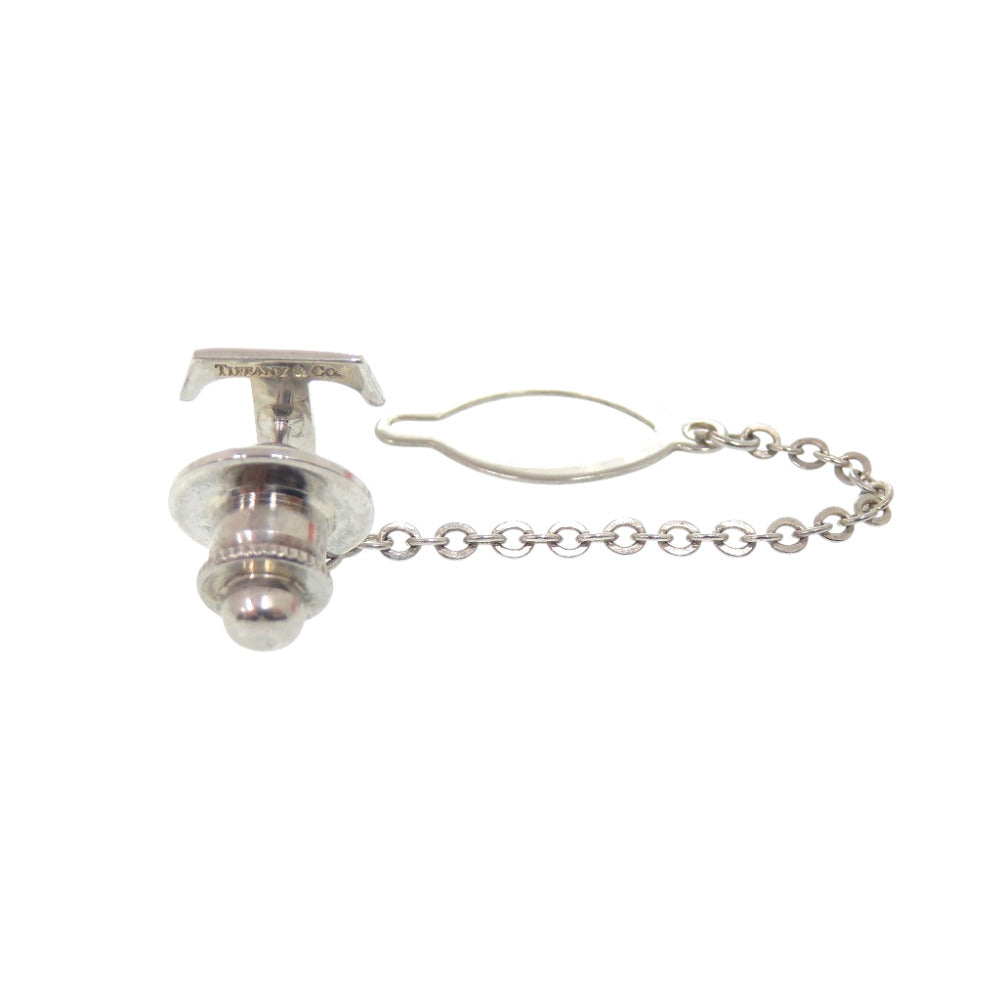 ティファニー Tロゴ タイタック ネクタイピン タイピン シルバー 0487【中古】TIFFANY&Co. メンズ