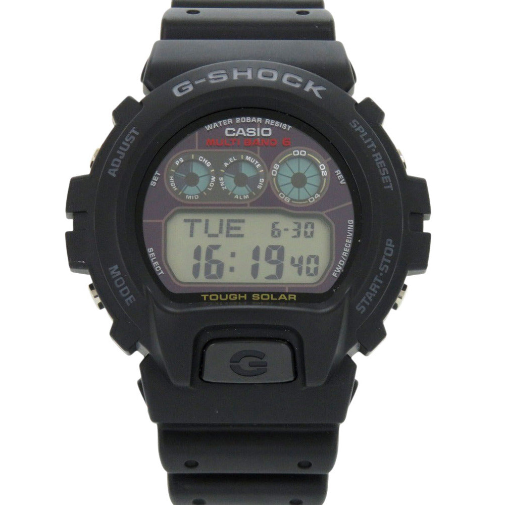 新品同様 カシオ G-SHOCK GW-6900-1JF 樹脂 ブラック タフソーラー デジタル 腕時計 黒文字盤 Gショック 0534【中古】CASIO