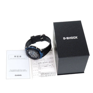 未使用 カシオ G-SHOCK GST-W300G-1A2JF SS 樹脂 ブラック ブルー タフソーラー 腕時計 黒文字盤 0536【中古】CASIO