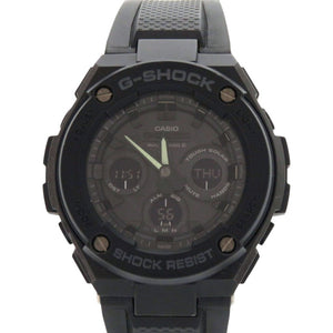 新品同様 カシオ G-SHOCK GST-W300G-1A1JF SS 樹脂 ブラック タフソーラー 腕時計 黒 Gショック 0537【中古】CASIO