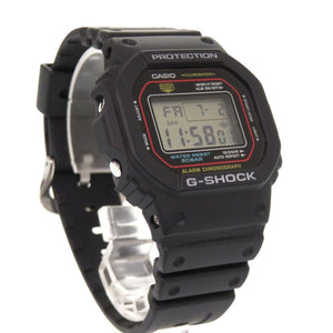 未使用 カシオ G-SHOCK DW-5600RL-1JF 樹脂 ブラック クオーツ デジタル 腕時計 黒 Gショック 0540【中古】CASIO