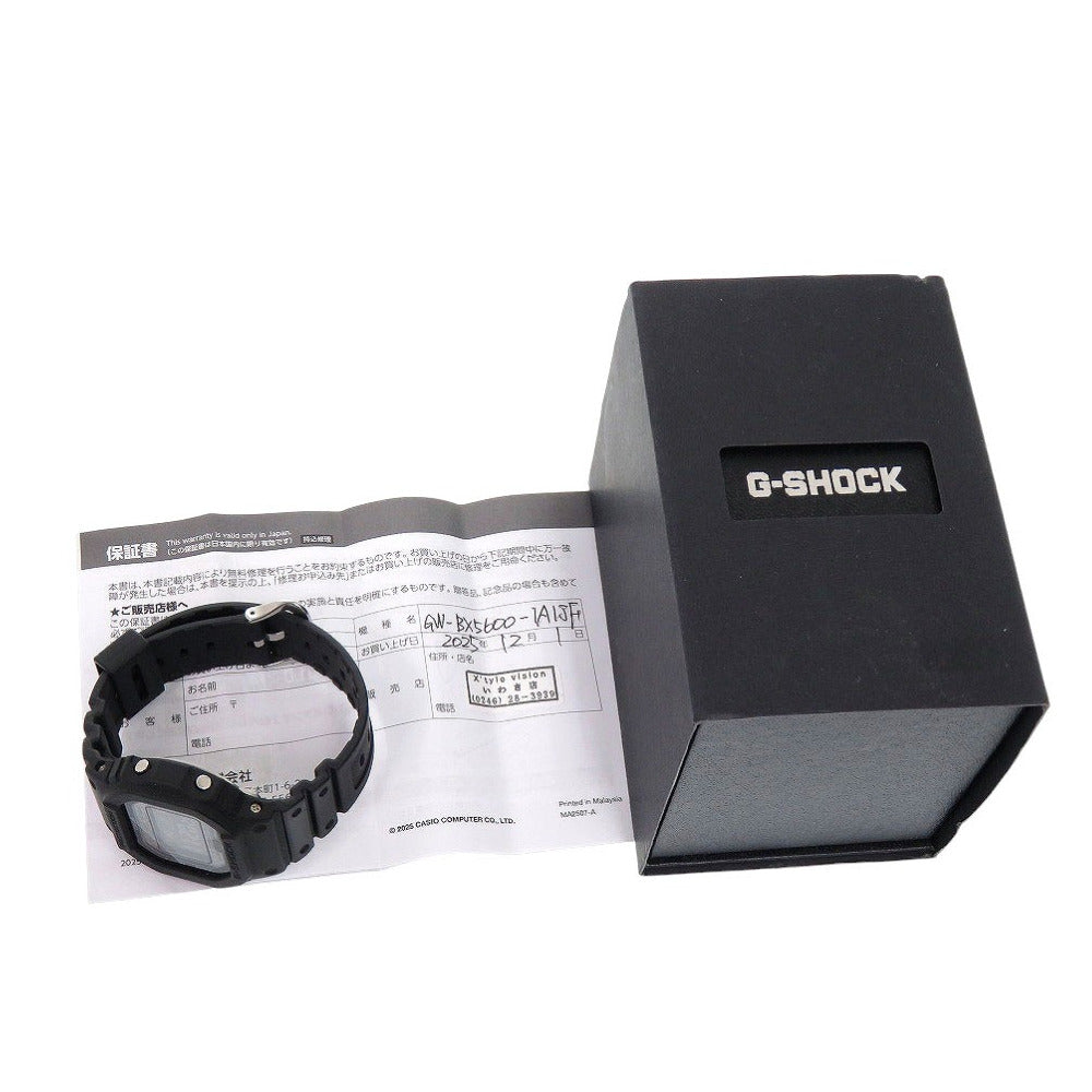 未使用 カシオ G-SHOCK GW-BX5600-1A1JF 樹脂 ブラック タフソーラー デジタル 腕時計 黒 Gショック 0541【中古】CASIO