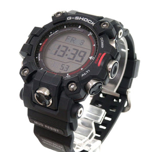 美品 カシオ G-SHOCK MUDMAN マッドマン GW-9500-1JF 樹脂 ブラック タフソーラー デジタル 腕時計 Gショック 黒 0546【中古】CASIO