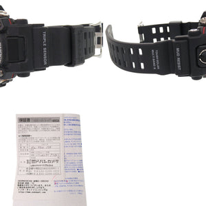 美品 カシオ G-SHOCK MUDMAN マッドマン GW-9500-1JF 樹脂 ブラック タフソーラー デジタル 腕時計 Gショック 黒 0546【中古】CASIO