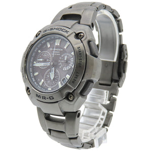 カシオ G-SHOCK MR-G ソーラー電波 MRG-7500BJ-1AJF 腕時計 チタン ブラック 黒文字盤 0547【中古】CASIO メンズ