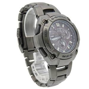 カシオ G-SHOCK MR-G ソーラー電波 MRG-7500BJ-1AJF 腕時計 チタン ブラック 黒文字盤 0547【中古】CASIO メンズ