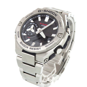 美品 カシオ G-SHOCK GST-B500-1AJF ブラック SS シルバー タフソーラー デジタル 腕時計 黒文字盤 0553【中古】CASIO