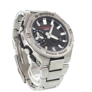 美品 カシオ G-SHOCK GST-B500-1AJF ブラック SS シルバー タフソーラー デジタル 腕時計 黒文字盤 0553【中古】CASIO