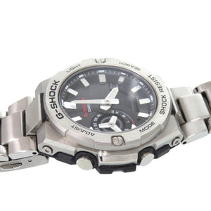 美品 カシオ G-SHOCK GST-B500-1AJF ブラック SS シルバー タフソーラー デジタル 腕時計 黒文字盤 0553【中古】CASIO