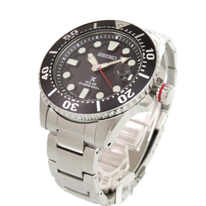 セイコー プロスペックス ダイバー V157-0BT0 ブラック SS 黒文字盤 ソーラー 腕時計 0557【中古】SEIKO