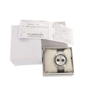 新品同様 セイコー クロノグラフ SSB425P1 8T63-00W0 シルバー SS クオーツ 腕時計 0558【中古】SEIKO
