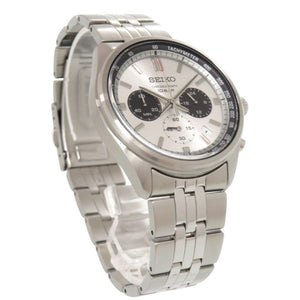 新品同様 セイコー クロノグラフ SSB425P1 8T63-00W0 シルバー SS クオーツ 腕時計 0558【中古】SEIKO