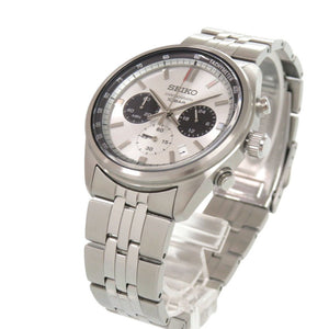 新品同様 セイコー クロノグラフ SSB425P1 8T63-00W0 シルバー SS クオーツ 腕時計 0558【中古】SEIKO