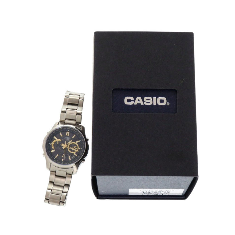 未使用 カシオ G-SHOCK LINEAGE リニエージ LIW-M610TSE-1A2JF チタン ブラック タフソーラー 腕時計 黒 0560【中古】CASIO