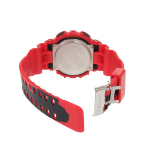 美品 カシオ G-SHOCK 錦鯉 GA-100JK-4AJR 樹脂 レッド ブラック クオーツ デジタル アナログ 腕時計 赤 0562【中古】CASIO