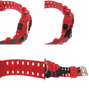 美品 カシオ G-SHOCK 錦鯉 GA-100JK-4AJR 樹脂 レッド ブラック クオーツ デジタル アナログ 腕時計 赤 0562【中古】CASIO