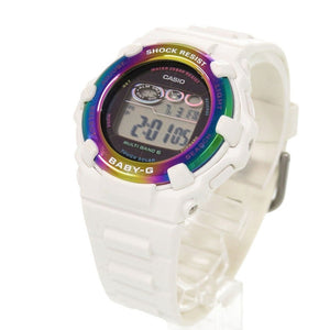 美品 カシオ BABY-G イルカ クジラ アイサーチジャパン BGR-3000UK-7JR SS 樹脂 ブラック ホワイト タフソーラー デジタル 腕時計 0563【中古】CASIO