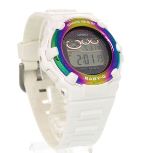 美品 カシオ BABY-G イルカ クジラ アイサーチジャパン BGR-3000UK-7JR SS 樹脂 ブラック ホワイト タフソーラー デジタル 腕時計 0563【中古】CASIO