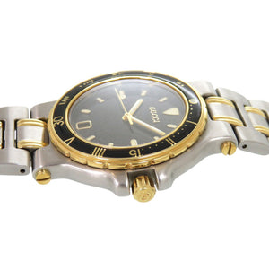 美品 グッチ 9700M SS グレー ゴールド シルバー クオーツ 腕時計 0565【中古】GUCCI