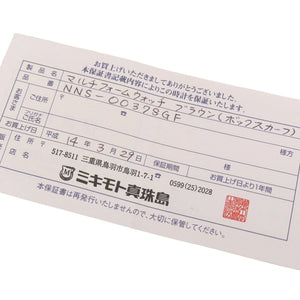 美品 ミキモト マルチフォーム クオーツ 腕時計 SS/レザー/パール ホワイトシェル 0570【中古】MIKIMOTO レディース