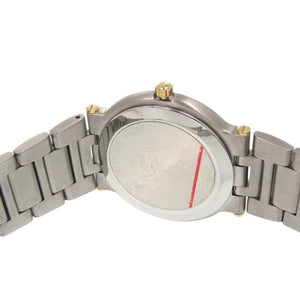 美品 グッチ 9000M SS アイボリー ゴールド シルバークオーツ 腕時計 0573【中古】GUCCI