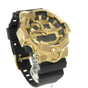 新品同様 カシオ G-SHOCK GM-700G-9AJF SS 樹脂 ブラック ゴールド クオーツ アナログ デジタル 腕時計 黒 0580【中古】CASIO