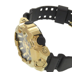 新品同様 カシオ G-SHOCK GM-700G-9AJF SS 樹脂 ブラック ゴールド クオーツ アナログ デジタル 腕時計 黒 0580【中古】CASIO