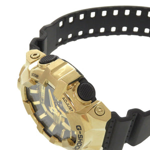 新品同様 カシオ G-SHOCK GM-700G-9AJF SS 樹脂 ブラック ゴールド クオーツ アナログ デジタル 腕時計 黒 0580【中古】CASIO