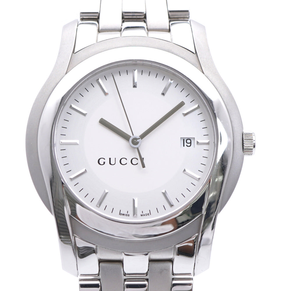グッチ Gクラス 5500XL クオーツ 腕時計 SS シルバー 0581【中古】GUCCI メンズ