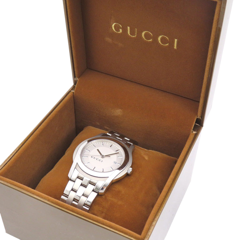 グッチ Gクラス 5500XL クオーツ 腕時計 SS シルバー 0581【中古】GUCCI メンズ