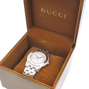 グッチ Gクラス 5500XL クオーツ 腕時計 SS シルバー 0581【中古】GUCCI メンズ