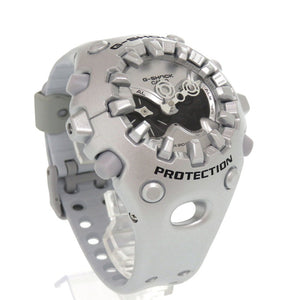 未使用 カシオ G-SHOCK GA-V01A-8AJF 樹脂 ブラック シルバー クオーツ デジタル アナログ 腕時計 黒 Gショック 0583【中古】CASIO