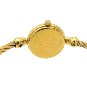 グッチ 2700L クオーツ 腕時計 メタル ブルー/ゴールド 青文字盤 0585【中古】GUCCI レディース
