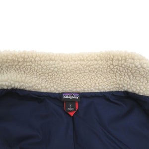美品 パタゴニア レトロX 65619 サイズL アイボリー フリース ベスト 0641【中古】patagonia キッズ