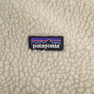 美品 パタゴニア レトロX 65619 サイズL アイボリー フリース ベスト 0641【中古】patagonia キッズ