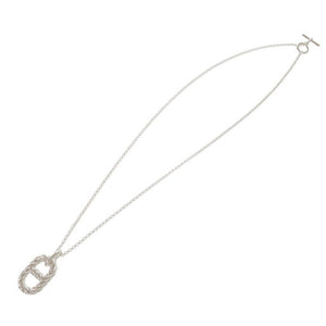 新品同様 エルメス シェーヌダンクル アレア 2 GM シルバー925 ネックレス ペンダント シルバー 0647【中古】HERMES