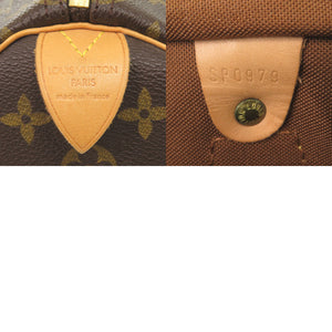 美品 ルイ ヴィトン スピーディ35 モノグラム M41524 ハンドバッグ LV 0730【中古】LOUIS VUITTON