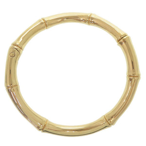 美品 グッチ バンブー 830680 メタル ゴールド チョーカー 0789【中古】GUCCI