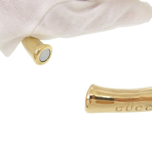 美品 グッチ バンブー 830680 メタル ゴールド チョーカー 0789【中古】GUCCI