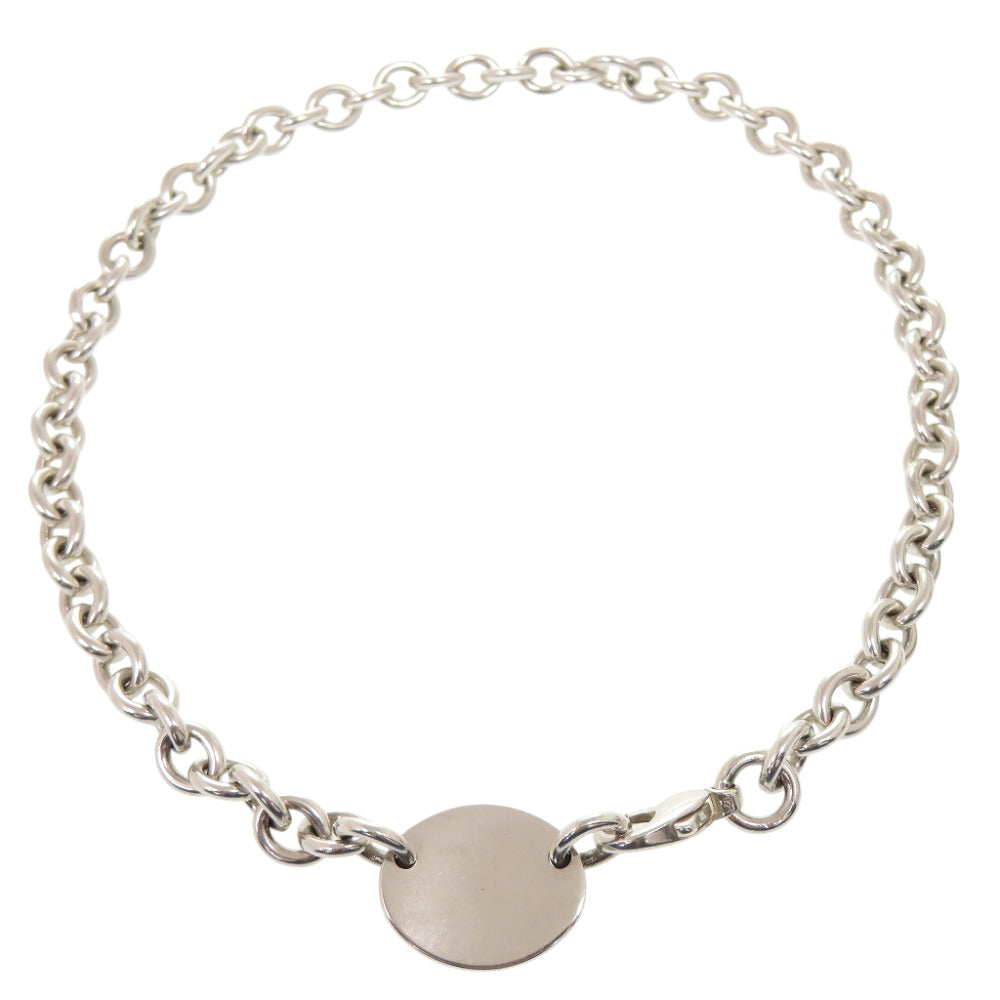 美品 ティファニー リターントゥ オーバルタグ ネックレス シルバー925 シルバー 0805【中古】TIFFANY&Co. メンズ