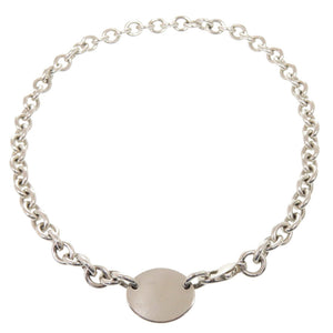 美品 ティファニー リターントゥ オーバルタグ ネックレス シルバー925 シルバー 0805【中古】TIFFANY&Co. メンズ