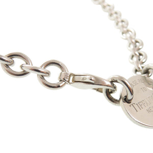 美品 ティファニー リターントゥ オーバルタグ ネックレス シルバー925 シルバー 0805【中古】TIFFANY&Co. メンズ