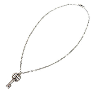 グッチ アラベスク ダブルG キー 627757 シルバー925 シルバー ネックレス 0831【中古】GUCCI メンズ