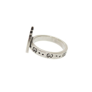 グッチ ゴースト パイナップルモチーフ #22(21号) シルバー925 リング 指輪 シルバー 0832【中古】GUCCI