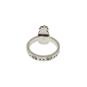 グッチ ゴースト パイナップルモチーフ #22(21号) シルバー925 リング 指輪 シルバー 0832【中古】GUCCI