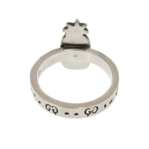 グッチ ゴースト パイナップルモチーフ #22(21号) シルバー925 リング 指輪 シルバー 0832【中古】GUCCI
