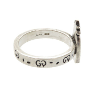 グッチ ゴースト パイナップルモチーフ #22(21号) シルバー925 リング 指輪 シルバー 0832【中古】GUCCI