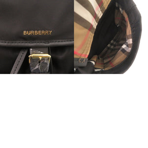 未使用 バーバリー ENFIELD エンフィールド 8109245 ナイロン ブラック リュック バックパック 黒 0858【中古】BURBERRY