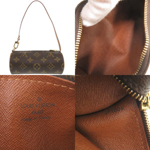 美品 ルイ ヴィトン パピヨン30 ポーチ付 モノグラム M51385 ハンドバッグ LV 0861【中古】LOUIS VUITTON
