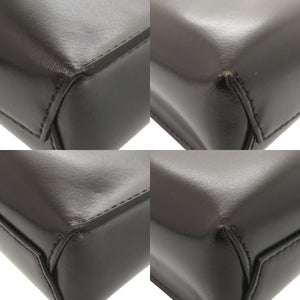 美品 マルニ Museo ミュゼオ ナノ レザー ブラック 2WAY ハンドバッグ ショルダーバッグ 黒 0868【中古】MARNI